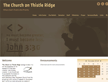 Tablet Screenshot of churchatgranbury.com